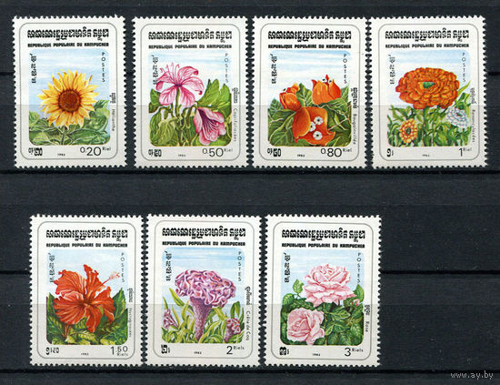 Камбоджа - 1983 - Цветы - [Mi. 510-516] - полная серия - 7 марок. MNH.