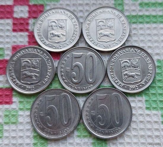 Венесуэла 50 центаво, UNC. Новогодняя ликвидация!