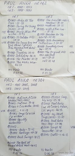 CD MP3 дискография Paul ANKA - 4 CD