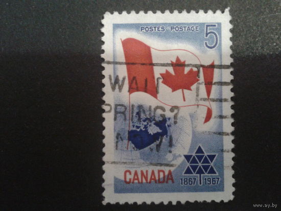 Канада 1967 гос. флаг