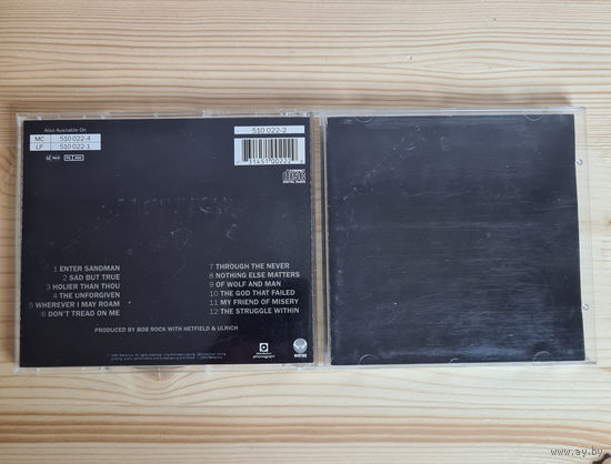 Metallica - Metallica (CD, Europe, 1991, лицензия) Made in Germany