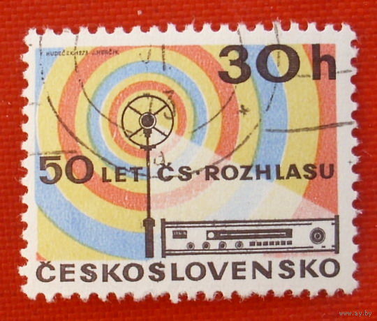 Чехословакия. ( 1 марка ).