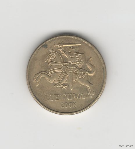 20 центов Литва 2008 Лот 7654