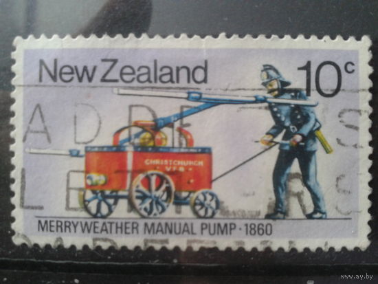 Новая Зеландия 1977 Пожарник