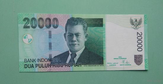 Банкнота 20 000 рупий Индонезия 2004 г.