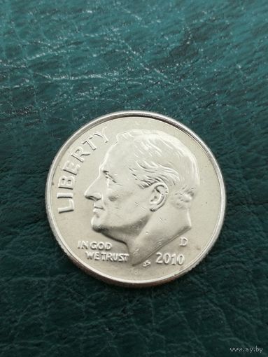 США 1 дайм (10 центов), 2010. "D" - Денвер