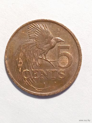 Тринидад и Тобаго 5 центов 1992 года .