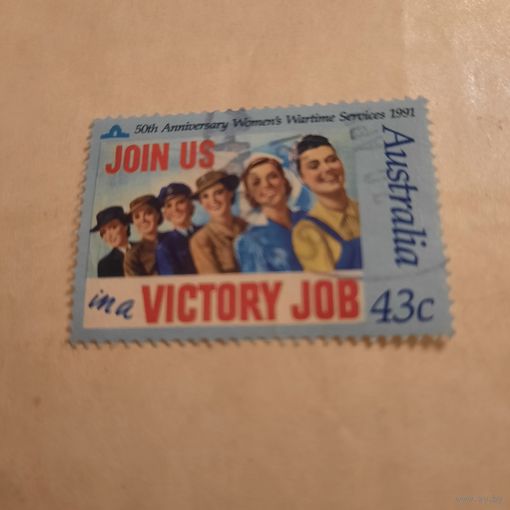 Австралия 1991. 50 годовщина Womens Wartime Services