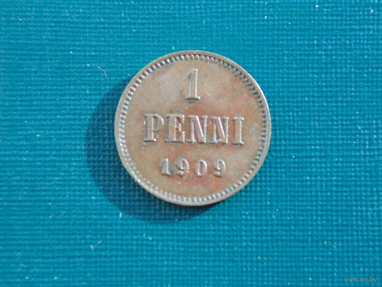 1 пенни 1909 медь