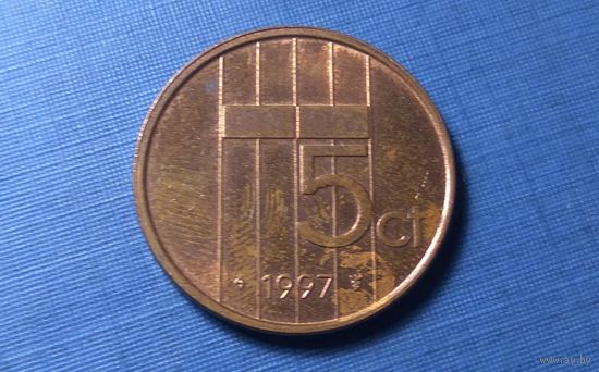 5 центов 1997. Нидерланды.
