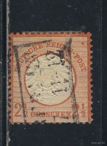 Германия Имп 1872 Герб Большой щит Зона марки Стандарт #21