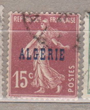 Французские колонии Французский Алжир 1924 год лот 1 Французские почтовые марки с НАДПЕЧАТКОЙ "АЛЖИРИ" менее 30 % от каталога