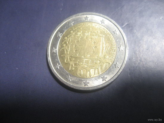 Германия 2 евро 2015 флаг J