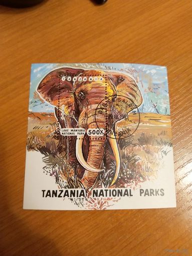 1993 Танзания фауна блок (4-11)