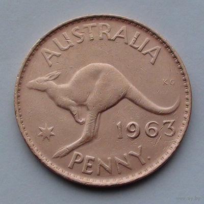 Австралия 1 пенни. 1963