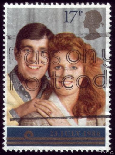 1 марка 1986 год Великобритания 1082