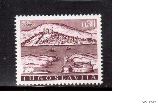 Югославия-1966(Мих.1184)  ** , Шибеник, (одиночка)