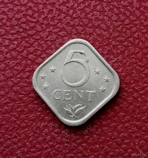 5 центов Нидерландские Антилы 1981 года