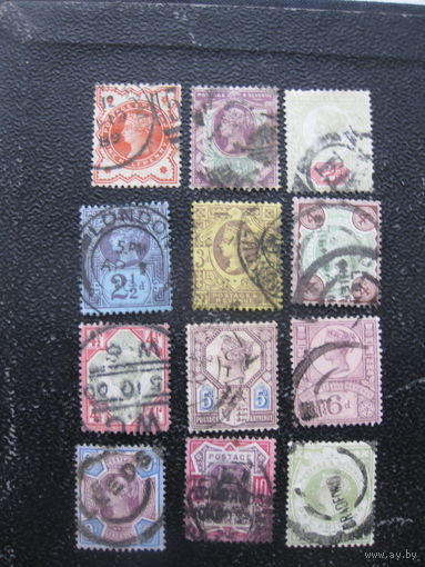 Великобритания полная серия королева Виктория редкость (можно отдельные марки из серии)