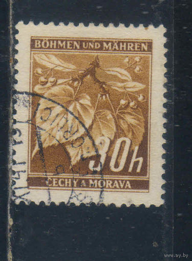 Германия Богемия и Моравия Протекторат 1941 Листья липы Стандарт #64