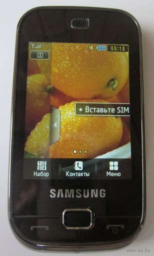 Samsung GT B 5722 2-х SIM  сенсорный телефон без проблем, полный комплект