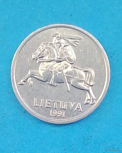 1 цент 1991 Литва алюминий   KM# 85