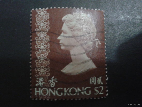 Китай 1976 Гонконг, колония Англии королева без В. З. Mi-5,0 евро гаш.