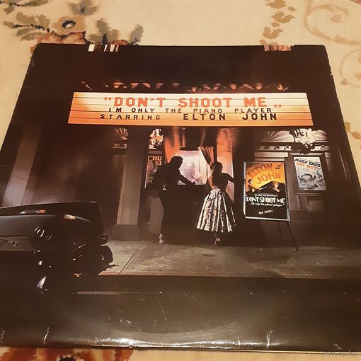 ELTON JOHN - 1972 - DON'T SHOOT ME I'M ONLY THE PIANO PLAYER (UK) LP + BOOKLET