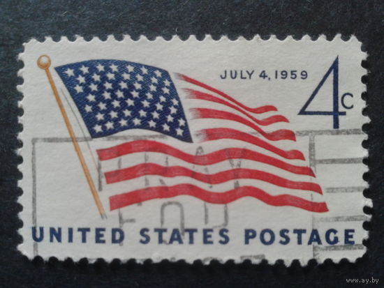 США 1959 гос. флаг