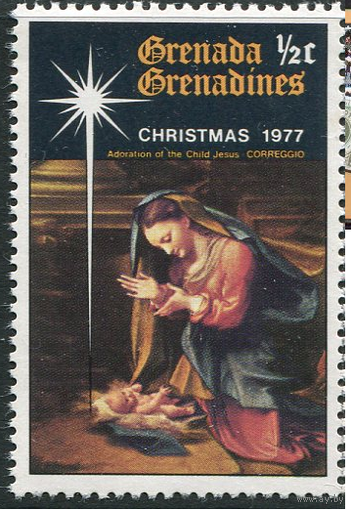 1977 Гренада живопись религия Рождество **