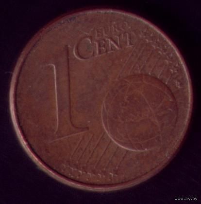 1 евроцент 2004 год Германия F