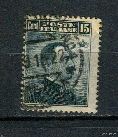 Королевство Италия - 1911 - Король Виктор Эммануил III - [Mi. 104] - полная серия - 1 марка. Гашеная.  (LOT A26)
