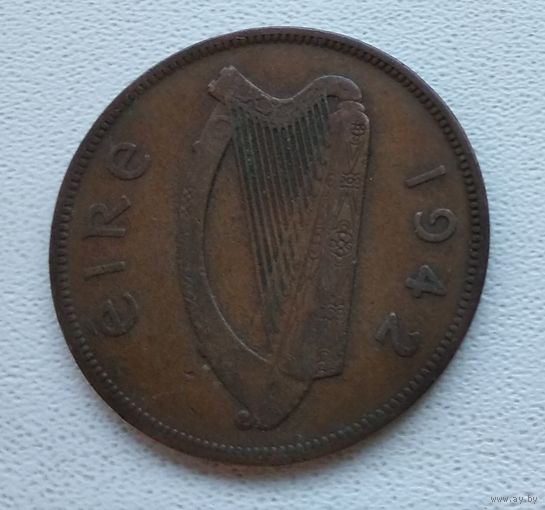 Ирландия 1 пенни, 1942 6-7-13