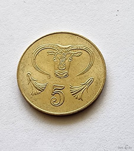 Кипр 5 центов, 2001
