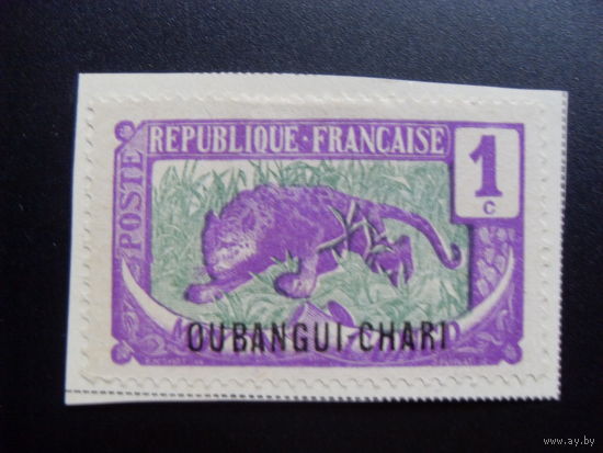 Франция. Французская оккупация (Африка Убанги-Шари) 1922 Mi:FR-OU 25