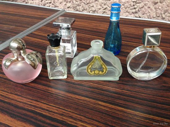 6 парфюм флаконов, СССР, Франция