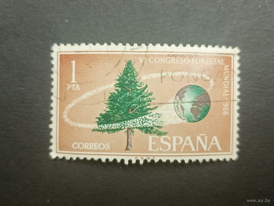 Испания 1966. 6-й Всемирный лесной конгресс – Мадрид, Испания. Полная серия