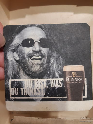 Подставка под пиво. Guinness.