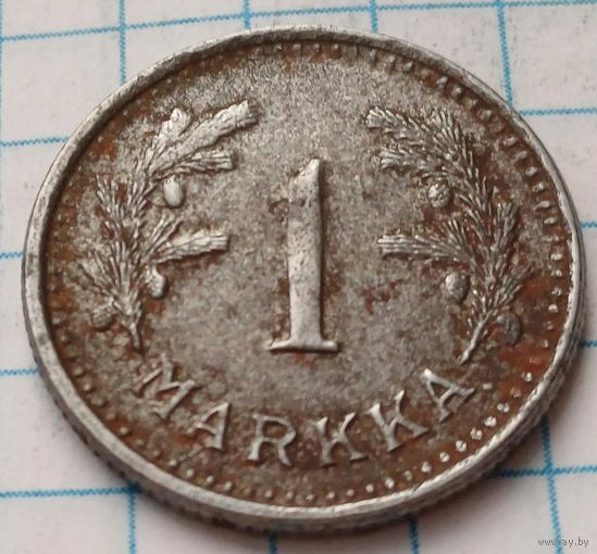 Финляндия 1 марка, 1944     ( 2-7-6 )