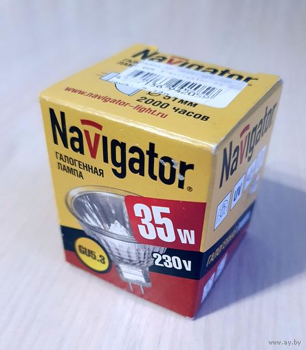 Галогенная лампочка Navigator JCDR 35W G5.3 230V 2000h, новая