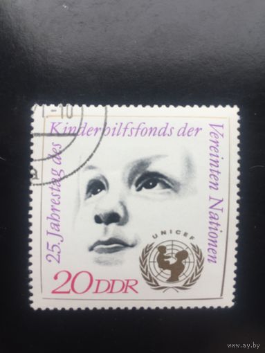 ГДР 1971. 25-летие Детского фонда ООН