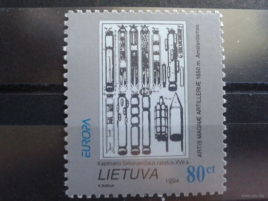 Литва 1994 Европа, изобретения и открытия, космос**