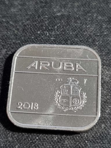 Аруба 50 центов 2018 Unc