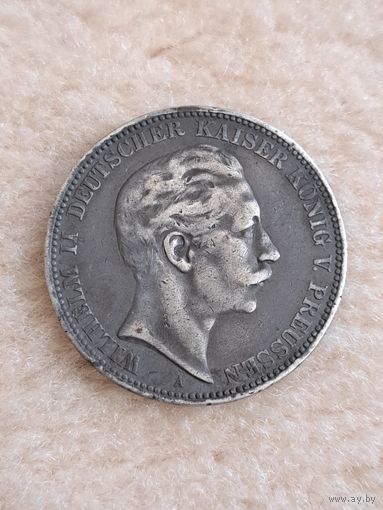 3 марки Пруссия. 1912 год.