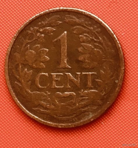 21-27 Нидерланды, 1 цент 1919 г.