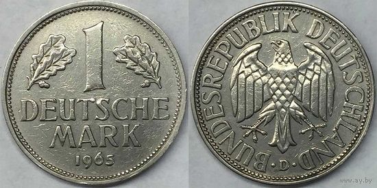 1 марка Германия 1965 D