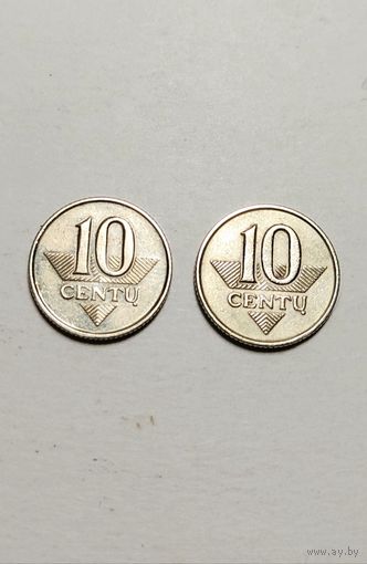 10 центов 1997 года Литва