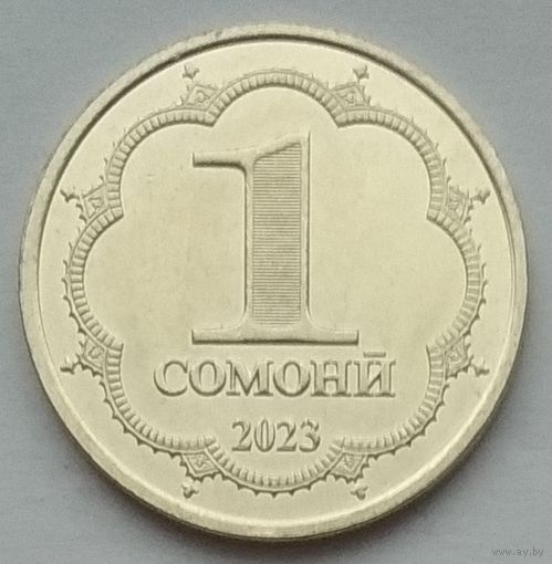 Таджикистан 1 сомони 2023 г.