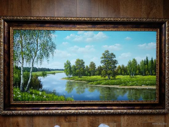 Картина маслом "Река Березина"