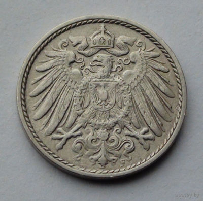 Германия - Германская империя 5 пфеннигов. 1914. F